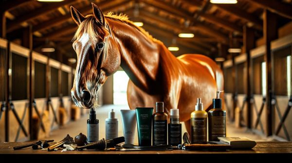 Top produits de soin et cosmétiques pour chevaux à découvrir
